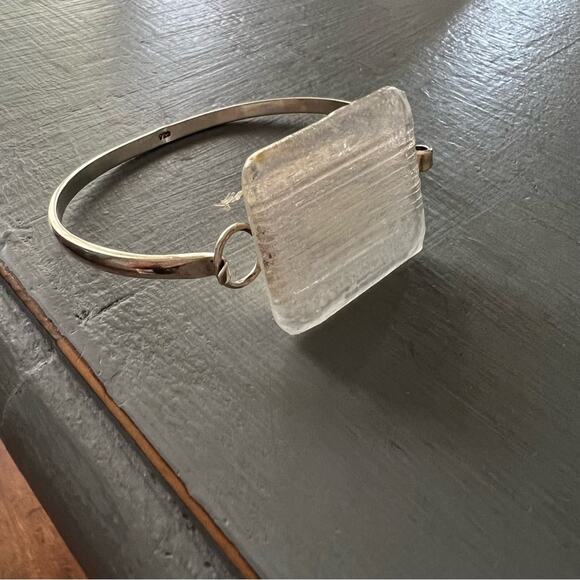 925 Sterling Silver Bangle Bracelet - Picture 3 of 10